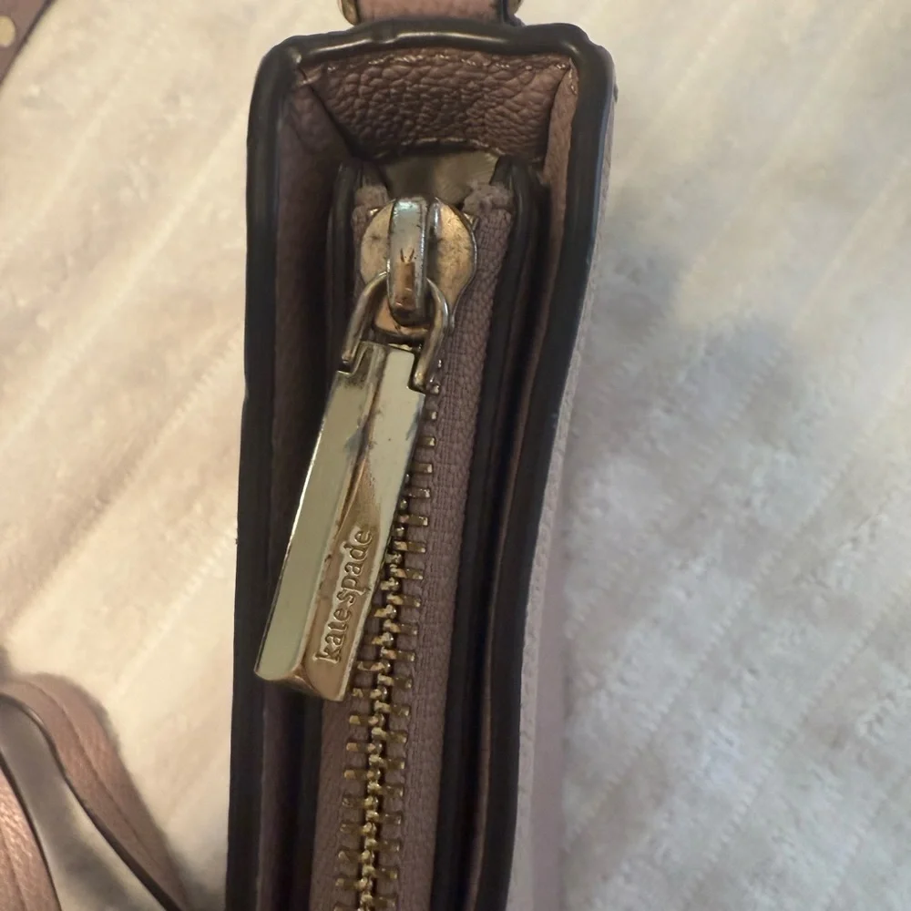 KATE SPADE Shoulder bag Leather Light Pink kate spade